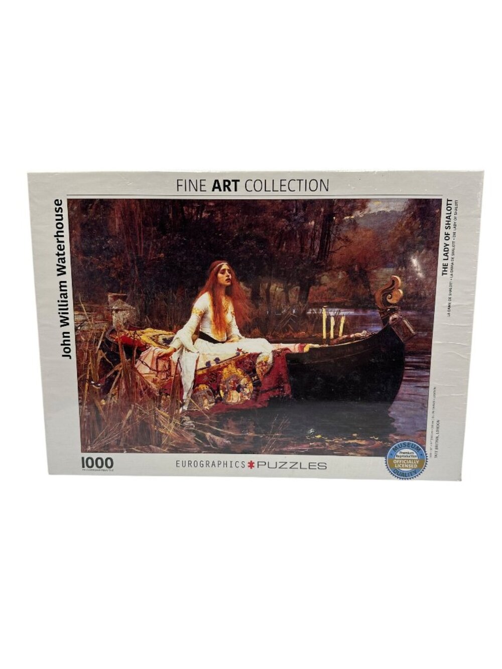 John William Waterhouse The Lady Of Shalott 1000 Piece Puzzle EuroGraphics